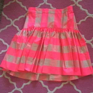 Jcrew Neon Pink Skirt 0